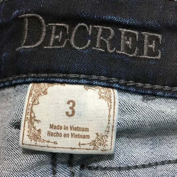 Decree Low Rise Super Skinny Stretch Jeans Size 3 - Picture 9 of 12